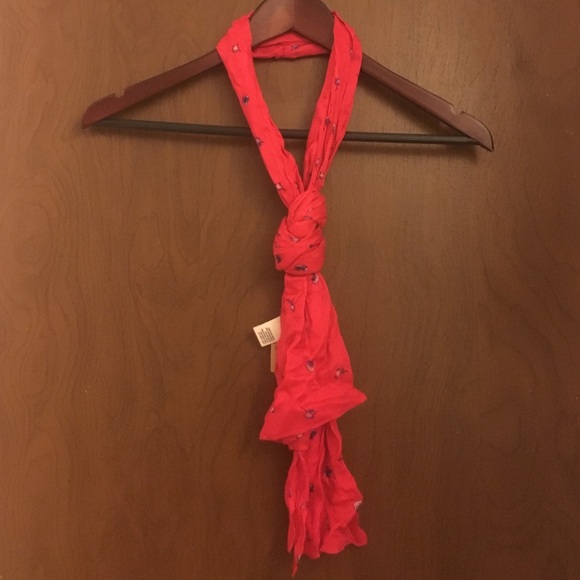 Y2K AEO Flower Blot Scarf